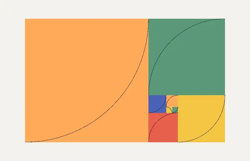 Fibonacci Fold screensaver