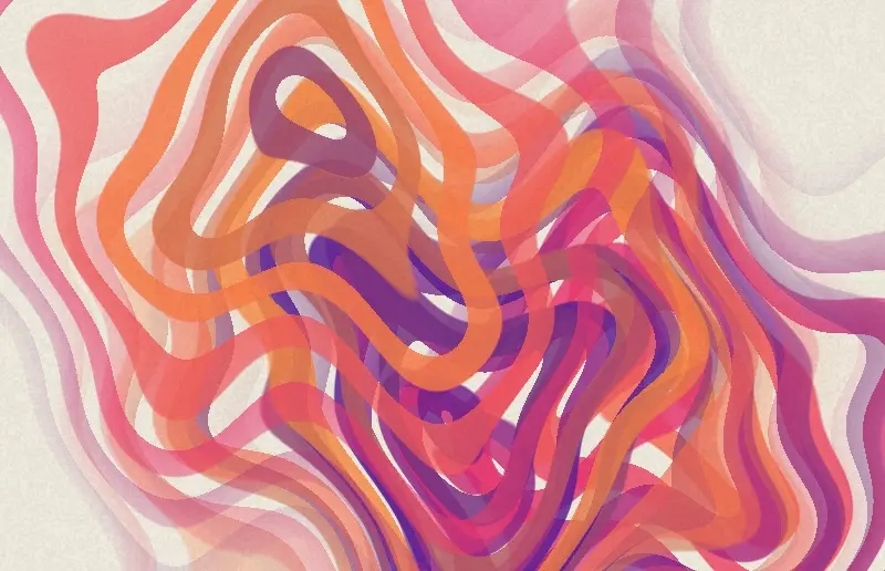 Marbling screensaver
