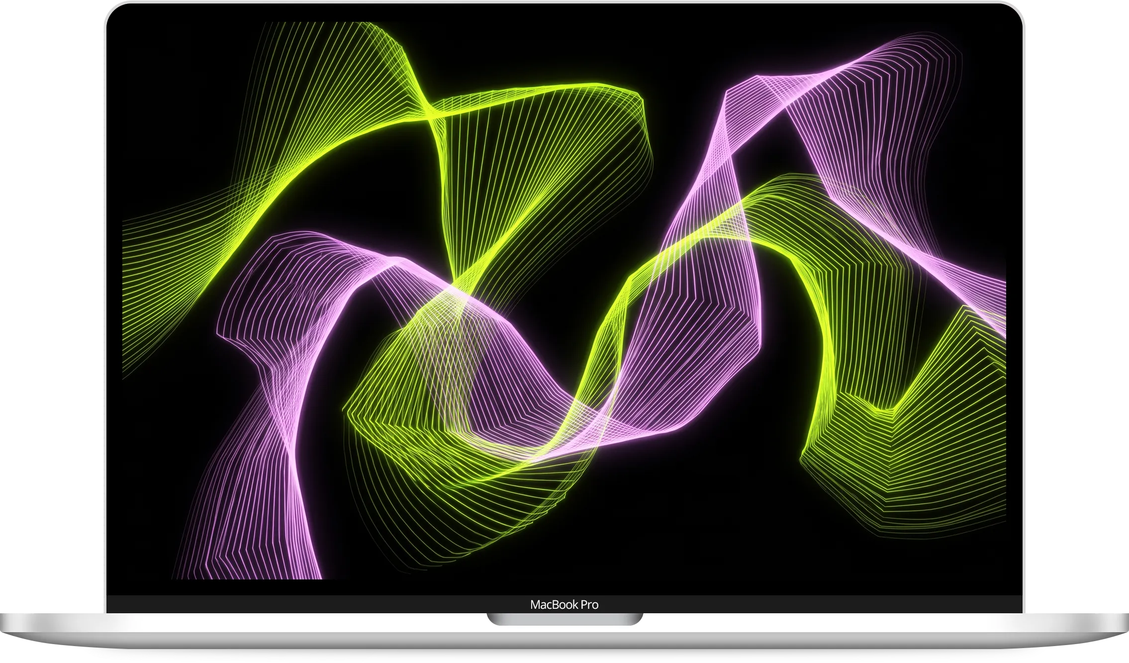 Mystify running on a MacBook
